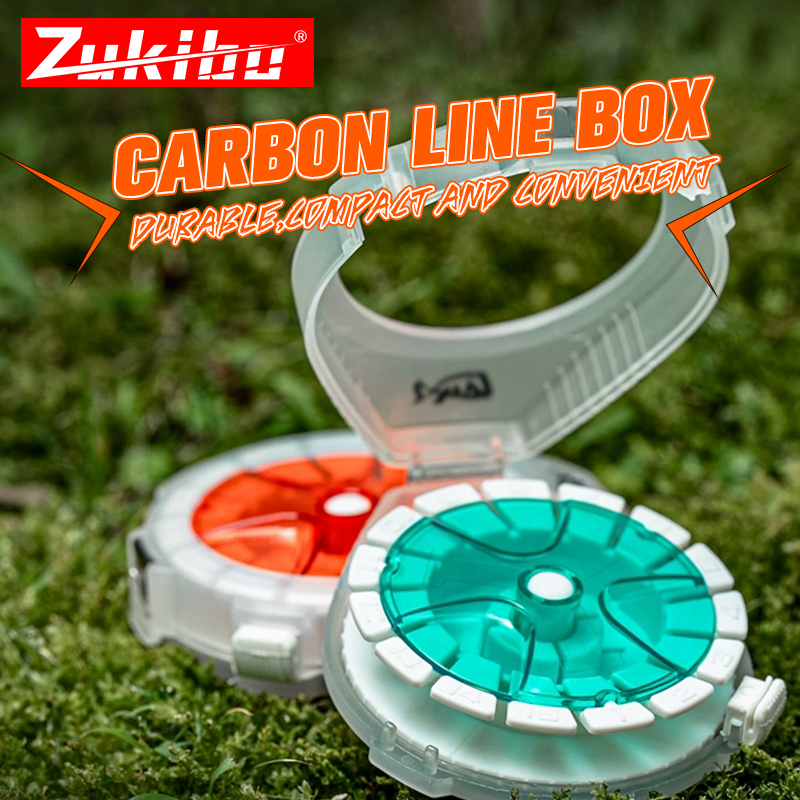 Fishing Line Winder - ZUKIBO Carbon Line Box Multifunction Fishing