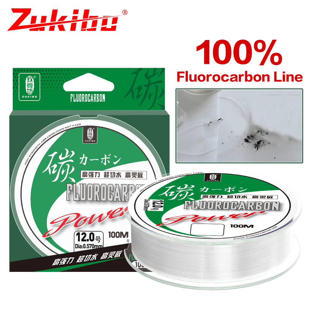 ZUKIBO 50m 100m 100% Fluorocar - Fluorocarbon Line incelemesi ve fiyatı