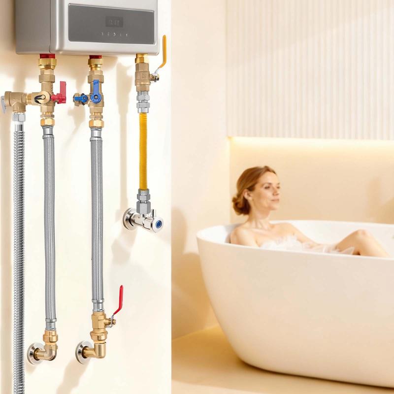 Water Heater Kit, Push-Fit Val - Braided Line incelemesi ve fiyatı