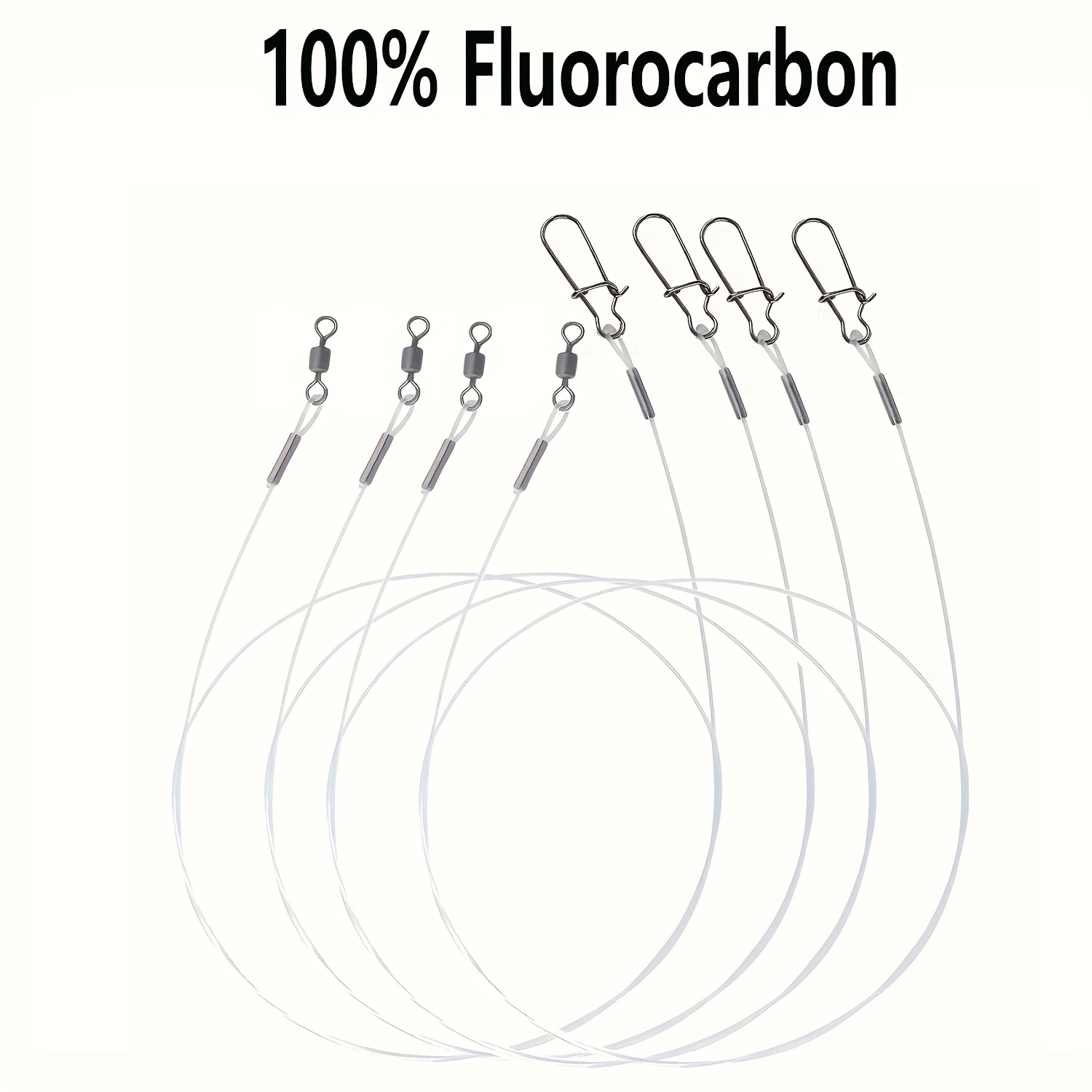 12Pcs 100% Fluorocarbon Fishin - Fluorocarbon Line incelemesi ve fiyatı