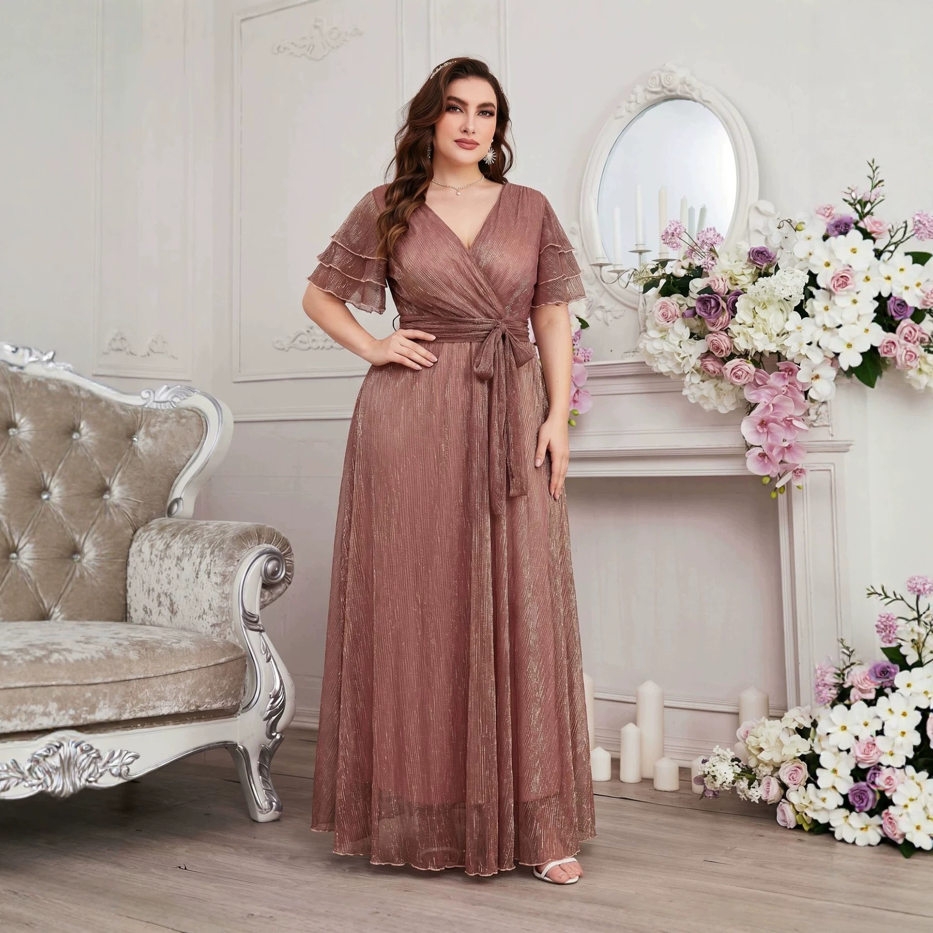 Luxury Curvy Blush Gold Glitte - Fly Line incelemesi ve fiyatı