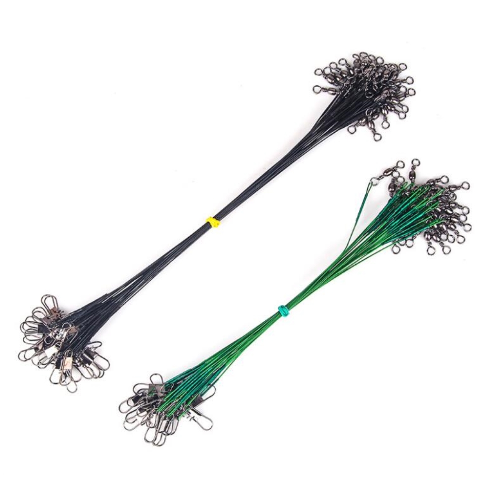 10pcs/lot Anti Bite Steel Fish - Leader Line incelemesi ve fiyatı