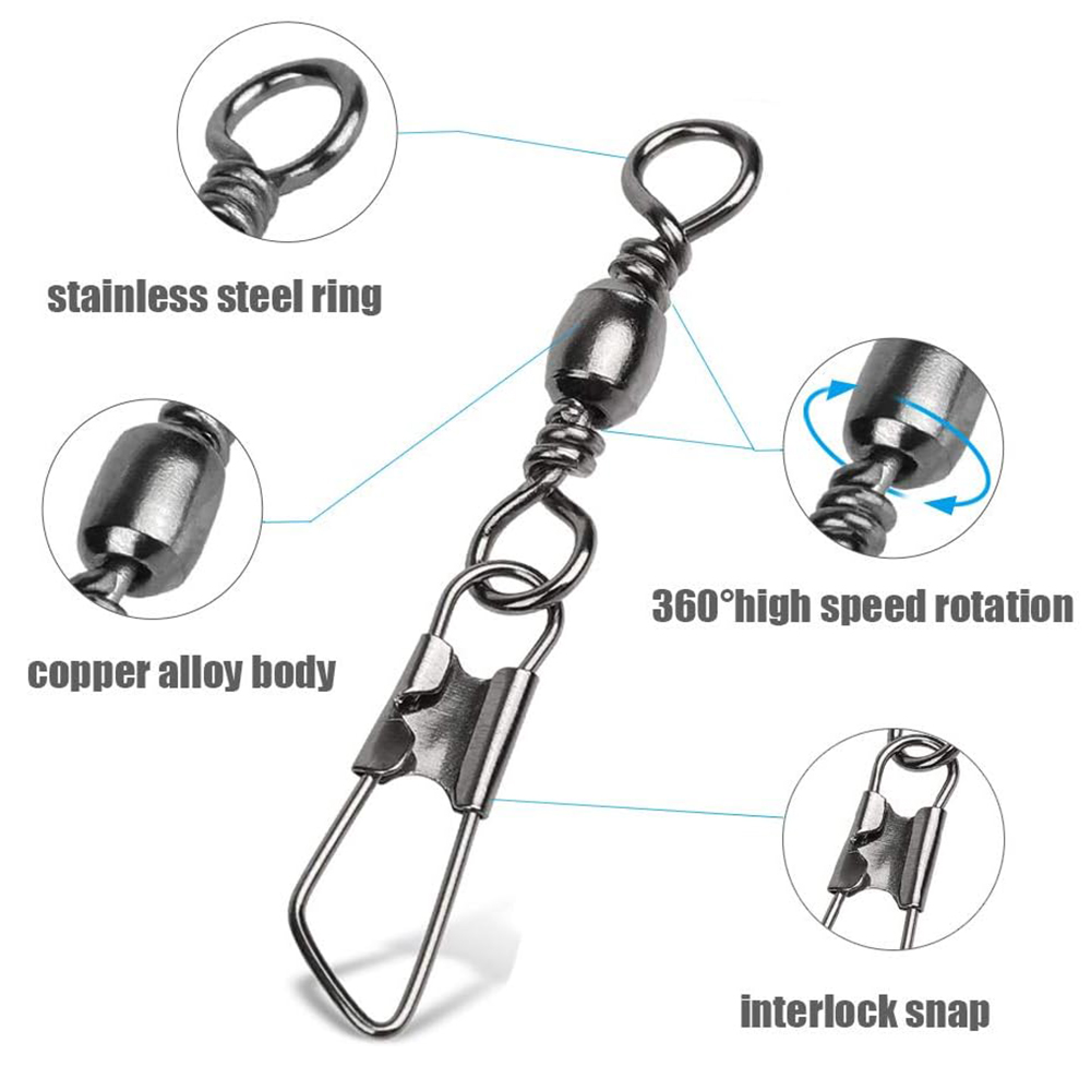 50Pcs Stainless Steel Snap Swi - Saltwater Line incelemesi ve fiyatı