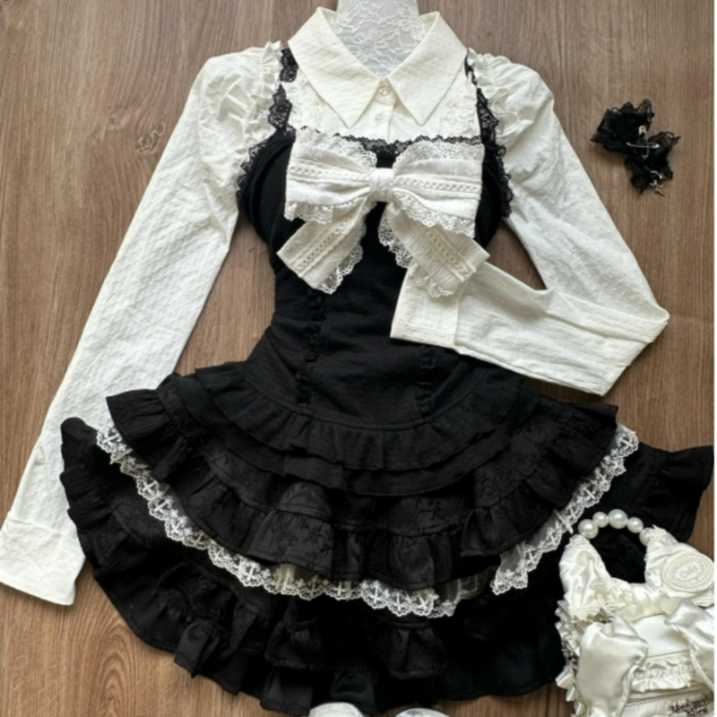 Y2k Aesthetic Lolita Style 3 P - Fly Line incelemesi ve fiyatı