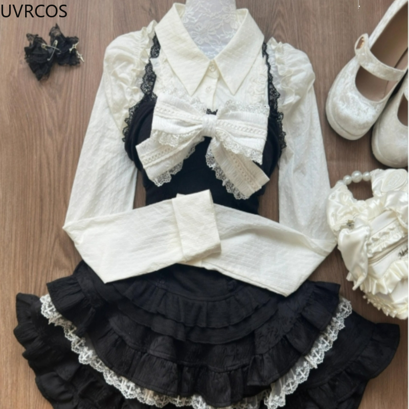 Y2k Aesthetic Lolita Style 3 P - Fly Line incelemesi ve fiyatı