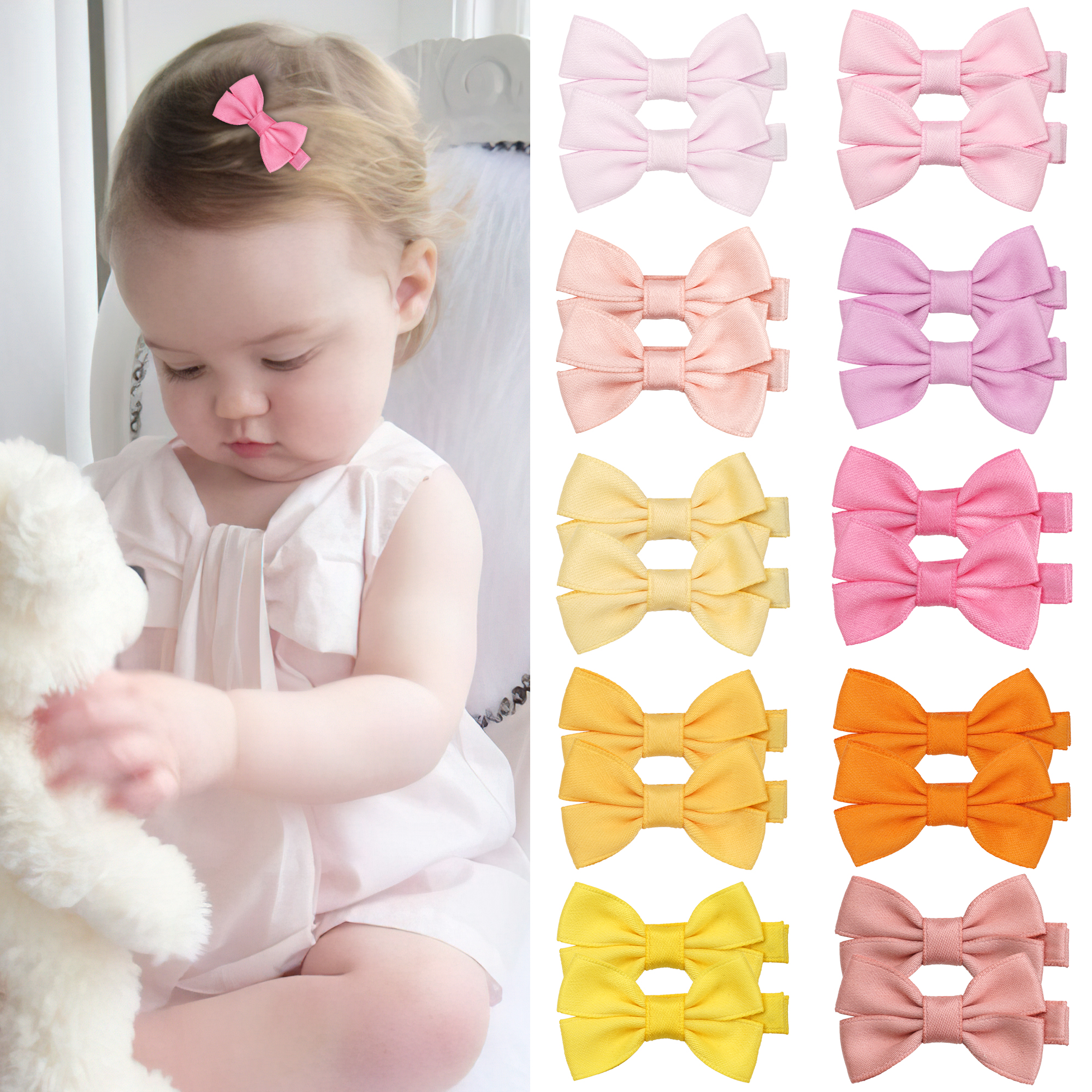12/20 Pcs 2Inch Baby Hair Bows - Tippet Line incelemesi ve fiyatı