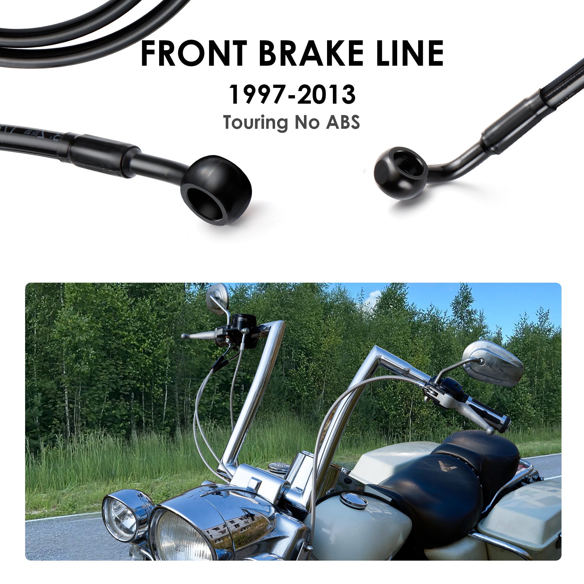 140/145/150CM Front Brake Line - Braided Line incelemesi ve fiyatı