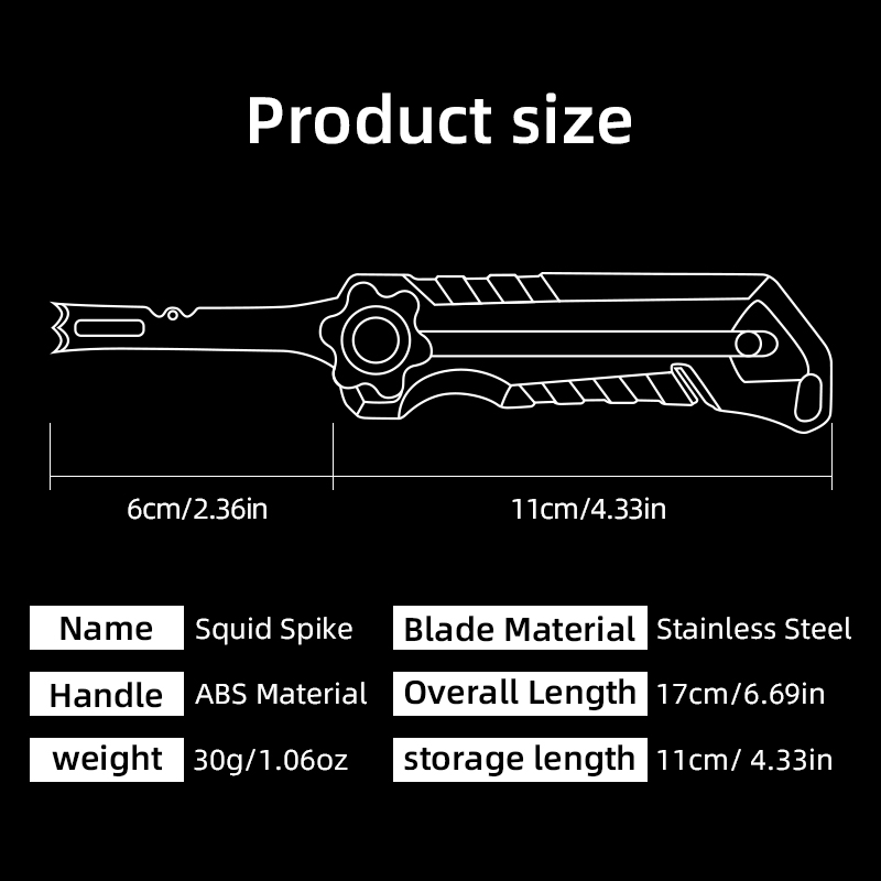 Squid Knife Stainless Steel Li - Saltwater Line incelemesi ve fiyatı
