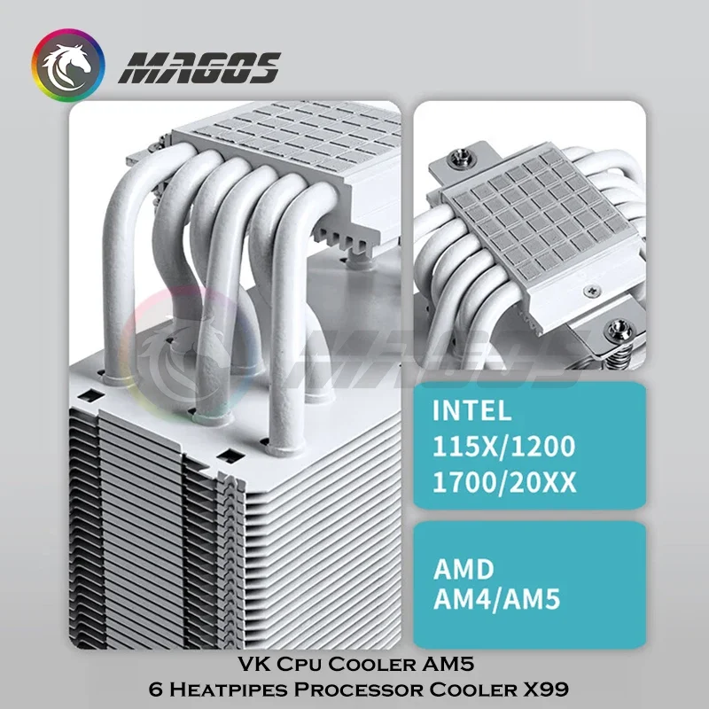 VK LGA 1700 CPU Cooler Compute - Fly Line incelemesi ve fiyatı