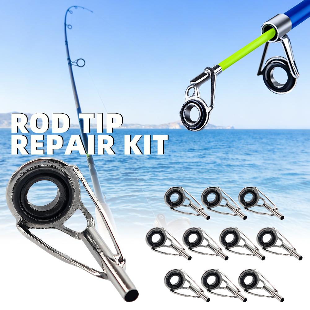 10PCS Metal Fishing Top Rod Gu - Fishing Line Winder incelemesi ve fiyatı