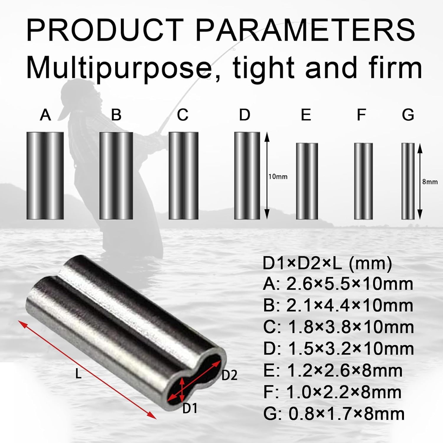 Copper Double Barrel Crimp Sle - Leader Line incelemesi ve fiyatı