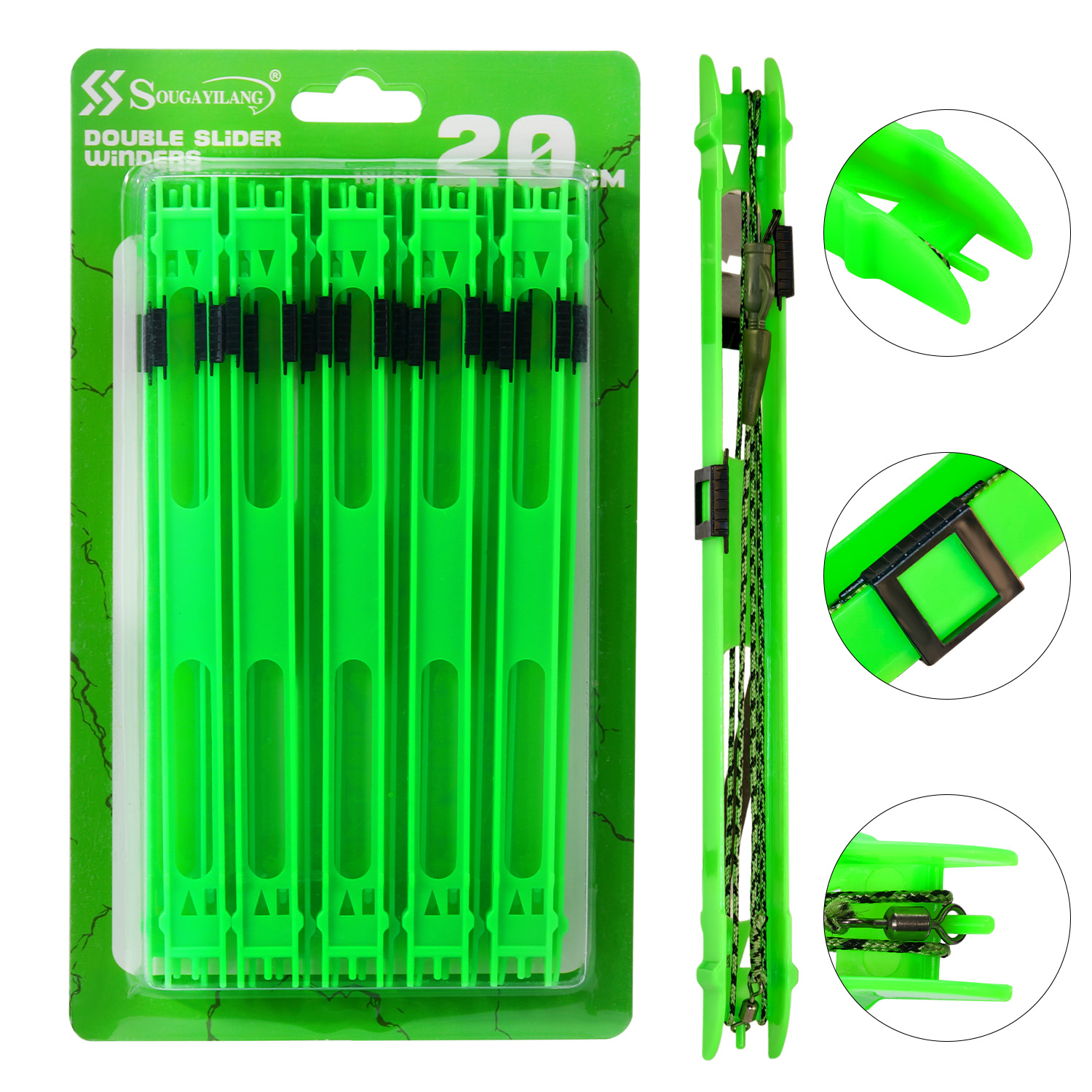 Sougayilang 10pcs Fishing Plas - Fishing Line Winder incelemesi ve fiyatı