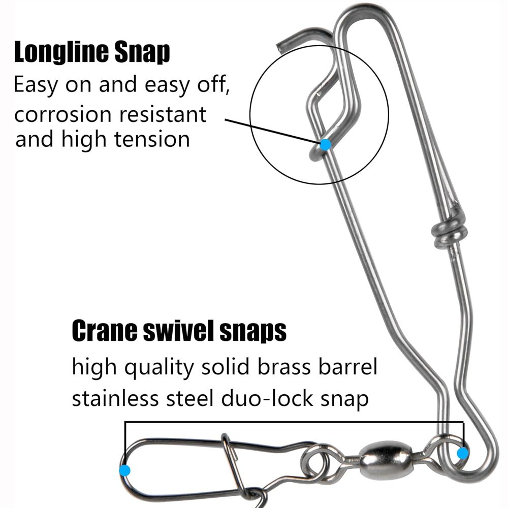 5Pcs Decoy Long Line Clips Lon - Saltwater Line incelemesi ve fiyatı
