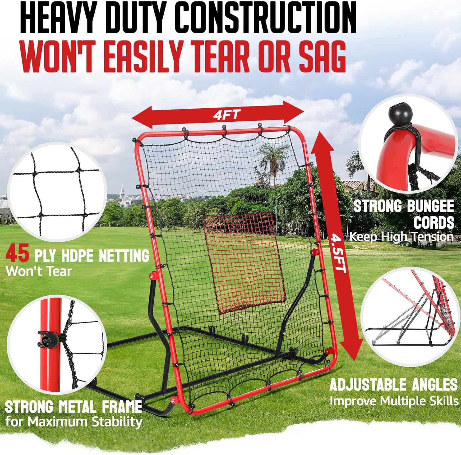 Baseball Rebounder Net, 3/5 Ad - Fly Line incelemesi ve fiyatı