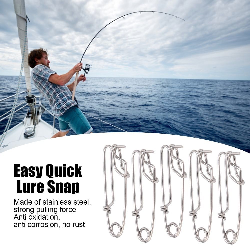 5PCS Durable Stainless Steel L - Saltwater Line incelemesi ve fiyatı