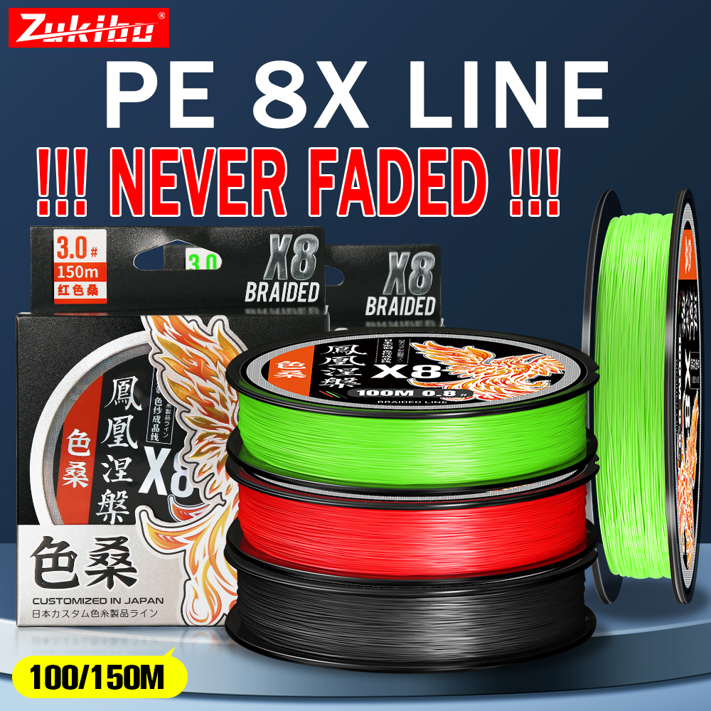 ZUKIBO Phoenix 8 Strand PE Bra - Ice Fishing Line incelemesi ve fiyatı