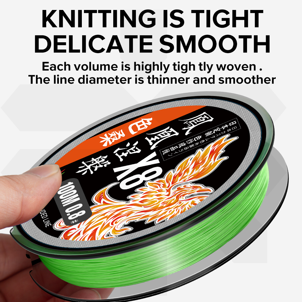 ZUKIBO Phoenix 8 Strand PE Bra - Ice Fishing Line incelemesi ve fiyatı