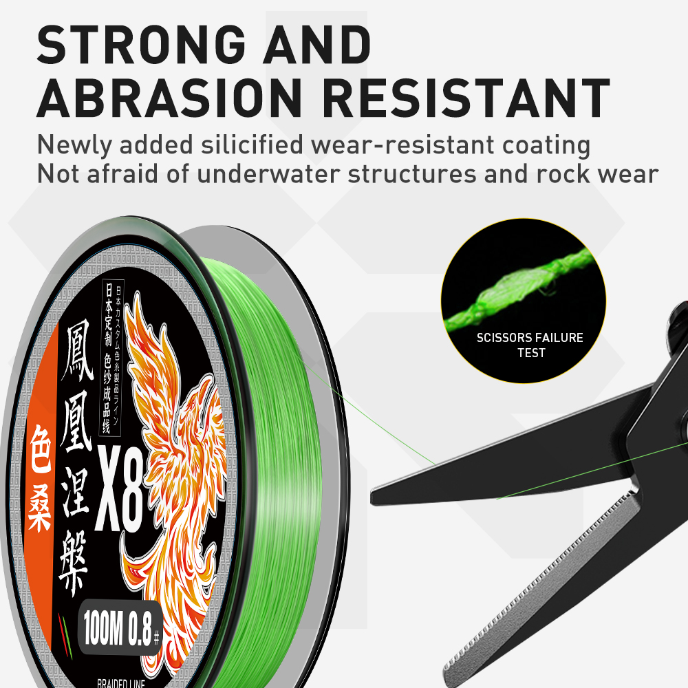 ZUKIBO Phoenix 8 Strand PE Bra - Ice Fishing Line incelemesi ve fiyatı