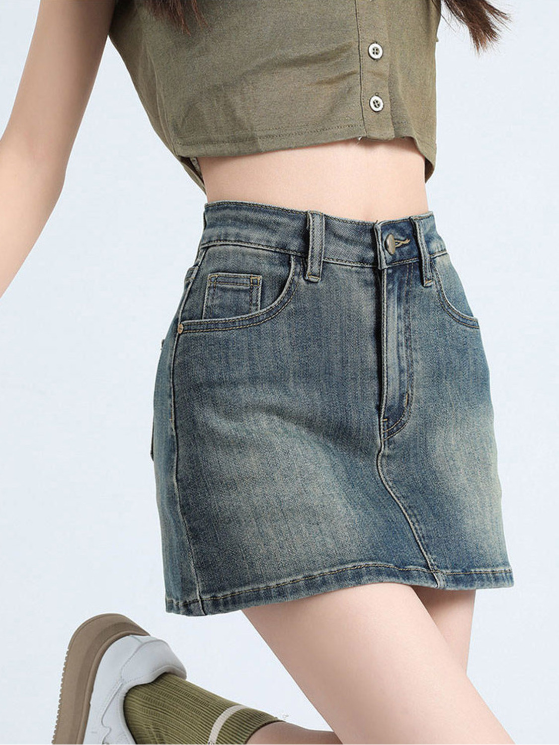 Women's Vintage Washed Denim S - Fly Line incelemesi ve fiyatı