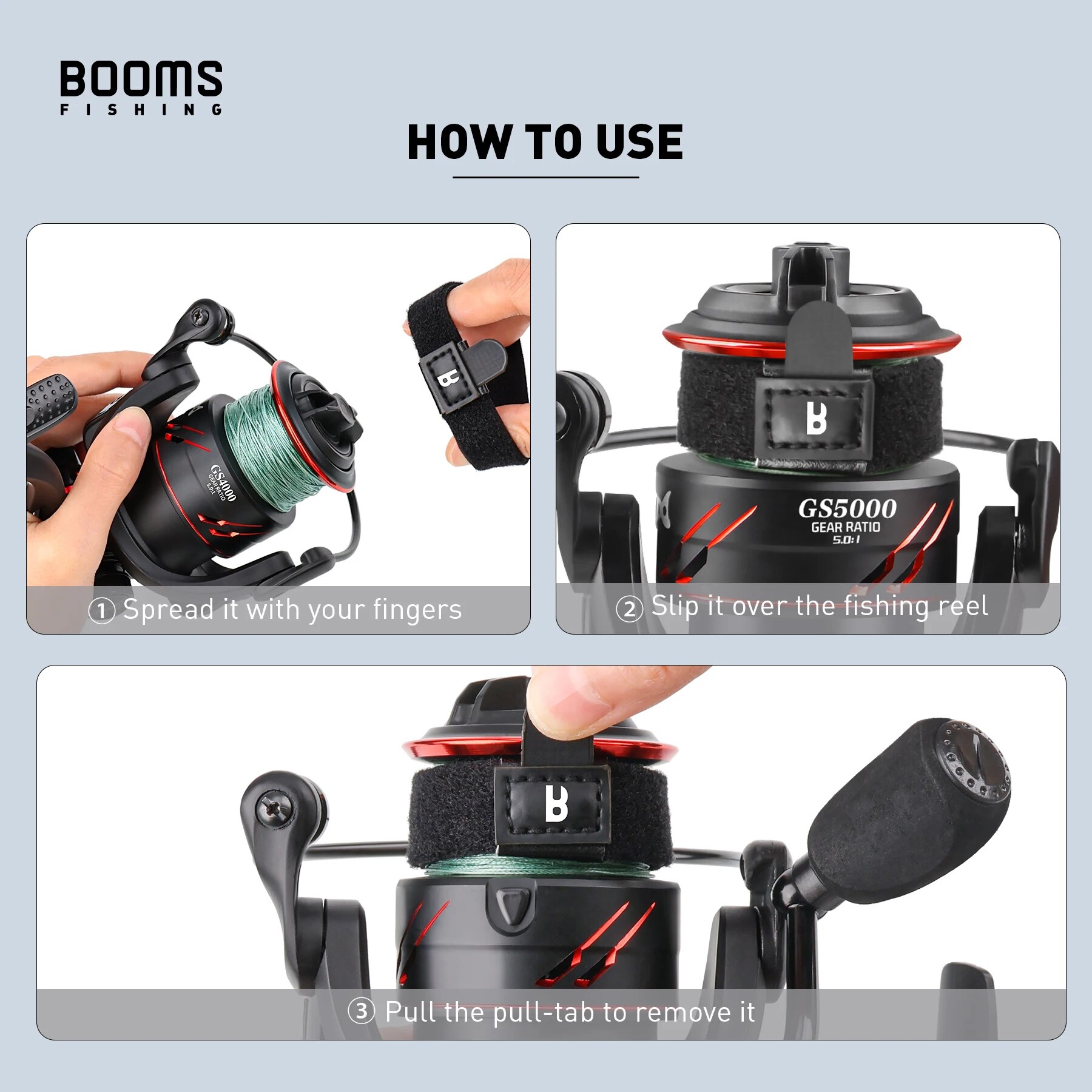 Booms Fishing SB1 4Pcs Spinnin - Fishing Line Box incelemesi ve fiyatı